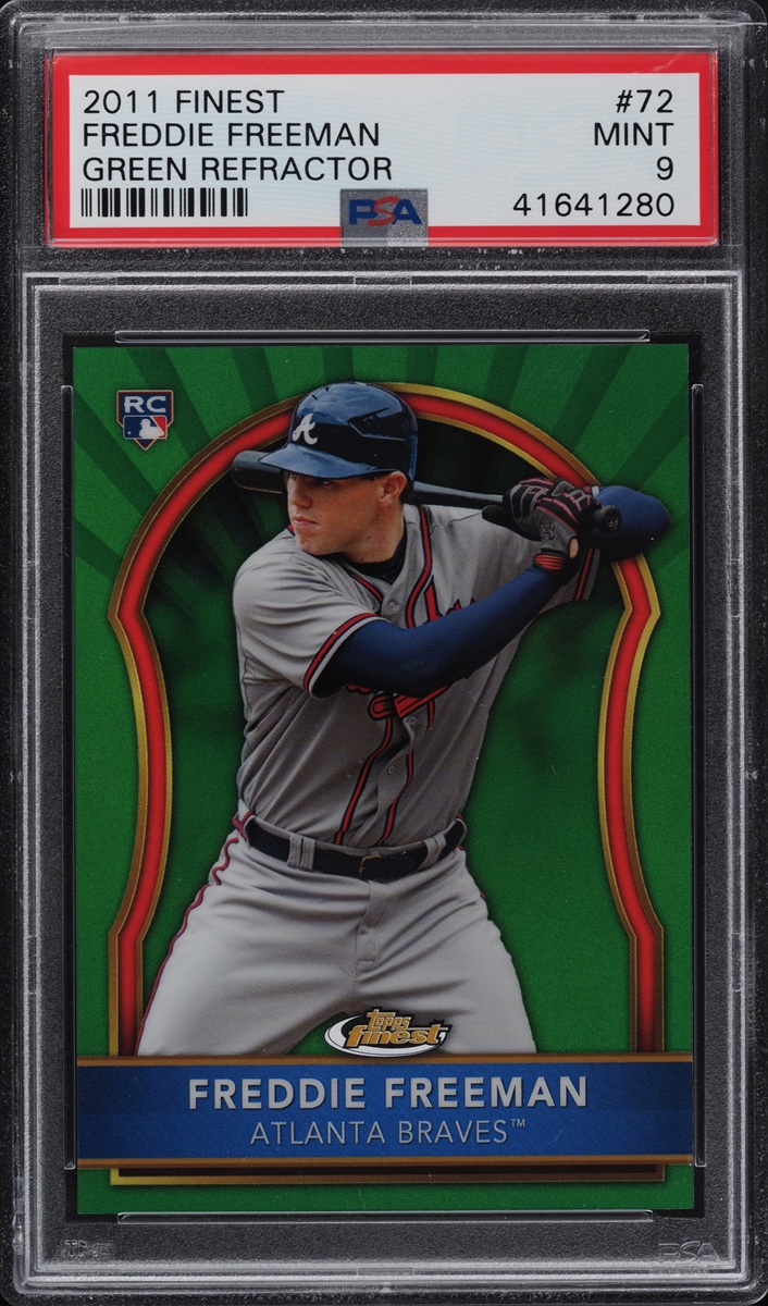 FREDDIE FREEMAN ROOKIE 2011 BOWMAN FINEST FUTURES #FF10, BRAVES, MVP! for  Sale in Queens, NY - OfferUp