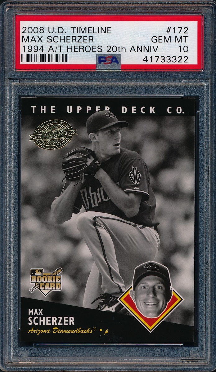 Rookies Showcase Image Gallery: Max Scherzer Rookie Showcase