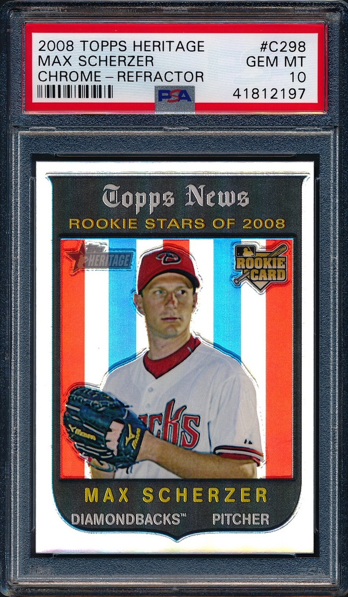 Rookies Showcase Image Gallery: Max Scherzer Rookie Showcase