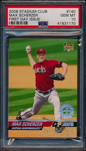 Max Scherzer Rookie Cards Checklist and Memorabilia Buying Guide