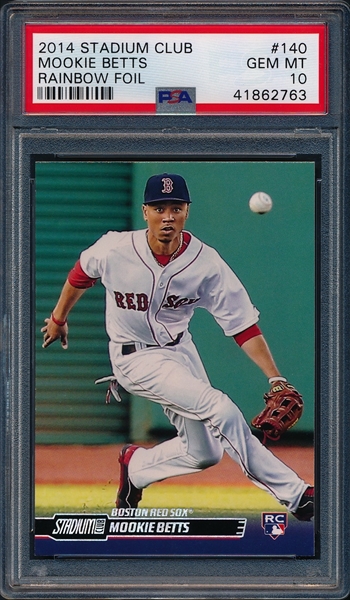 MOOKIE BETTS Overton Bobcats High School 2010 Rookie Phenoms Baseball Card  MB1, Near Mint –