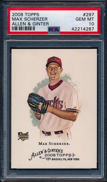 Max Scherzer  PSA AutographFacts℠