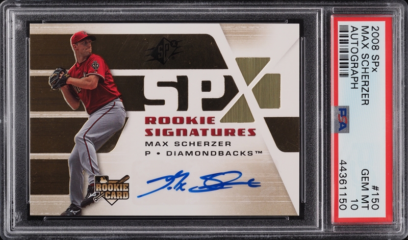 Max Scherzer  PSA AutographFacts℠