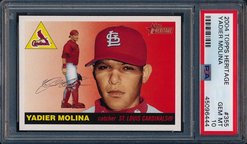 2004 Topps Chrome Gold Refractor #219 Yadier Molina Rookie Card - PSA GEM  MT 10 on Goldin Auctions