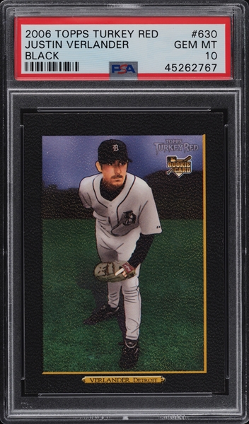 Justin Verlander 2006 Topps Turkey Red Rookie