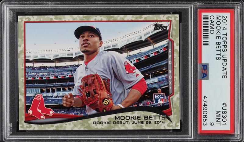 Mookie Betts 2014 Topps Heritage Rookie H558 - 2014 - GB