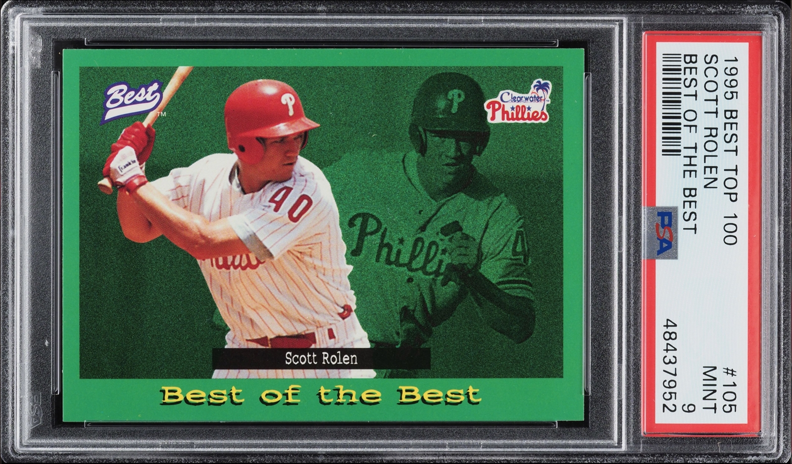 At Auction: Vintage Scott Rolen rookie baseball card