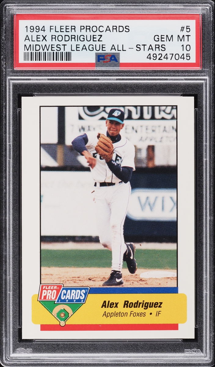 Rookies Showcase Image Gallery: Alex Rodriguez Rookie Showcase