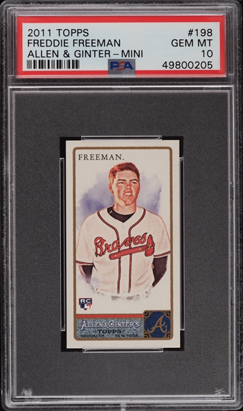 Freddie Freeman 2012 Topps Allen & Ginter MINI Framed Jersey Relic ATL