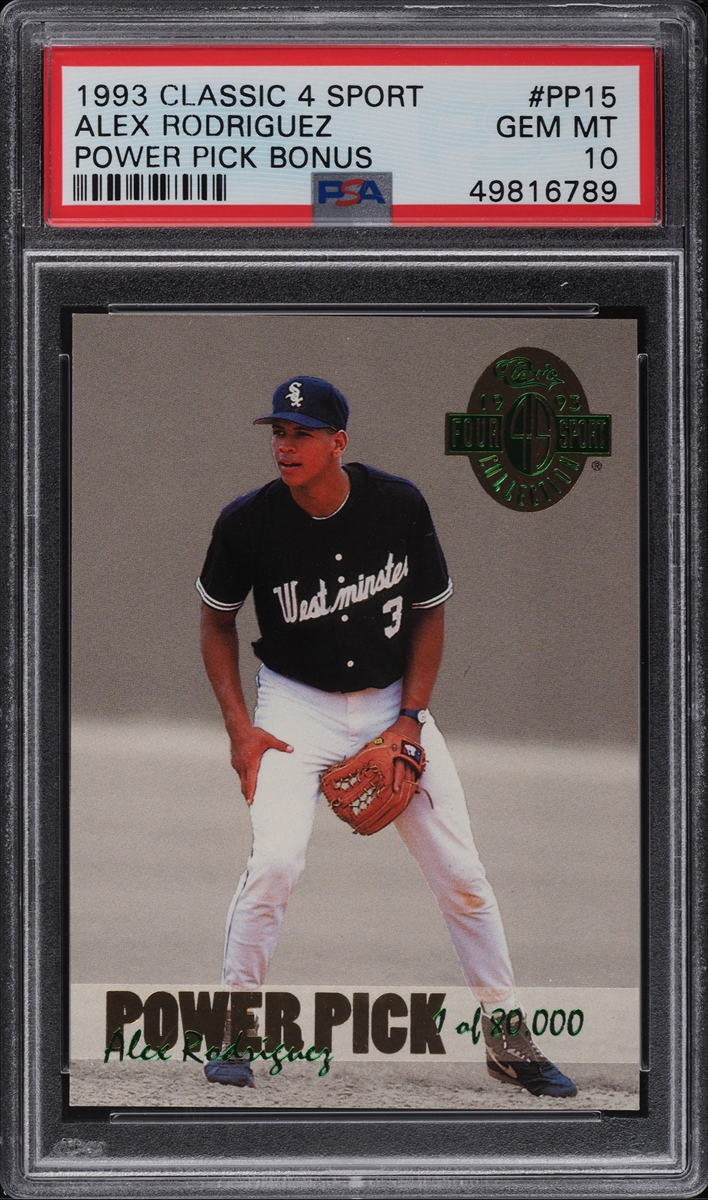 Rookies Showcase Image Gallery: Alex Rodriguez Rookie Showcase