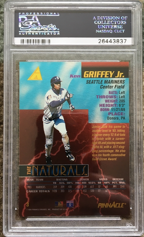 Ken Griffey Jr 1996 TOPPS STADIUM CLUB XTREME PLAYER SILVER SEATTLE  MARINERS!