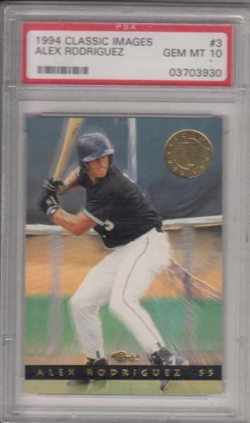 Alex Rodriguez 2003 Topps Pristine Factor Game-Used Bat Card