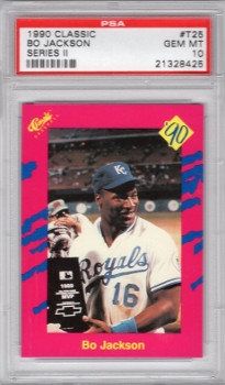 1990 DONRUSS BASEBALL BO JACKSON CARD No.61 Kansas City Royals