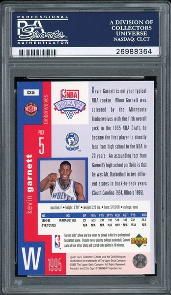 1996 Topps (2nd Year) Kevin Garnett #131 – $1 Sports Cards