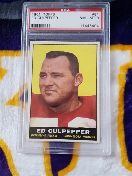 1961 Topps # 1961 Topps Minnesota Vikings Team Set