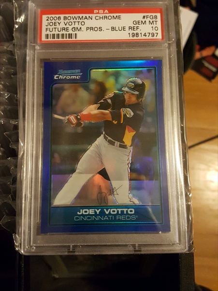 2022 Topps Series 1 87R-JV Joey Votto Game Used Relic Patch /199