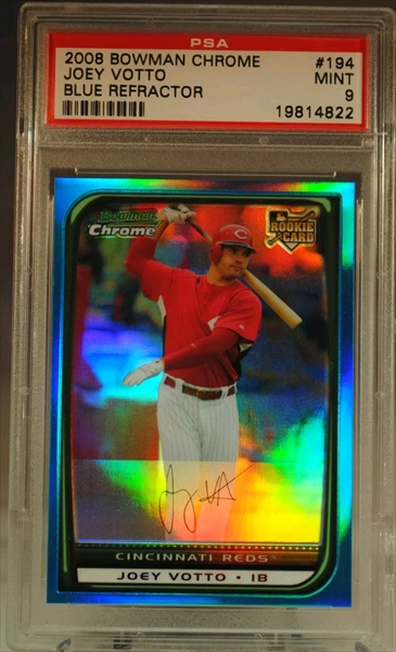 2008 Upper Deck ROOKIE RC Card # 349 JOEY VOTTO CINCINNATI REDS GRADED MINT!