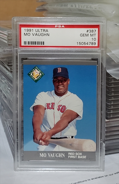 BASEBALL CARD PINNACLE MO VAUGHN BOSTON RED SOX