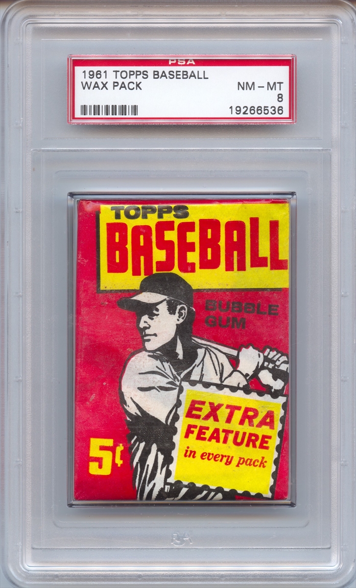 1967 TOPPS BASEBALL 5 CENTS WAX WRAPPER NM/MT