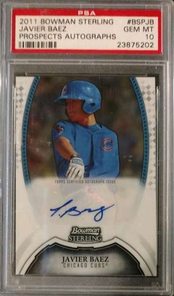 Addison Russell Chicago Cubs Autographed 2015 Topps Heritage