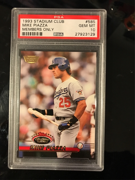  2018 Topps Stadium Club #285 Mike Piazza Los Angeles