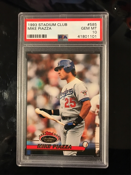  2018 Topps Stadium Club #285 Mike Piazza Los Angeles