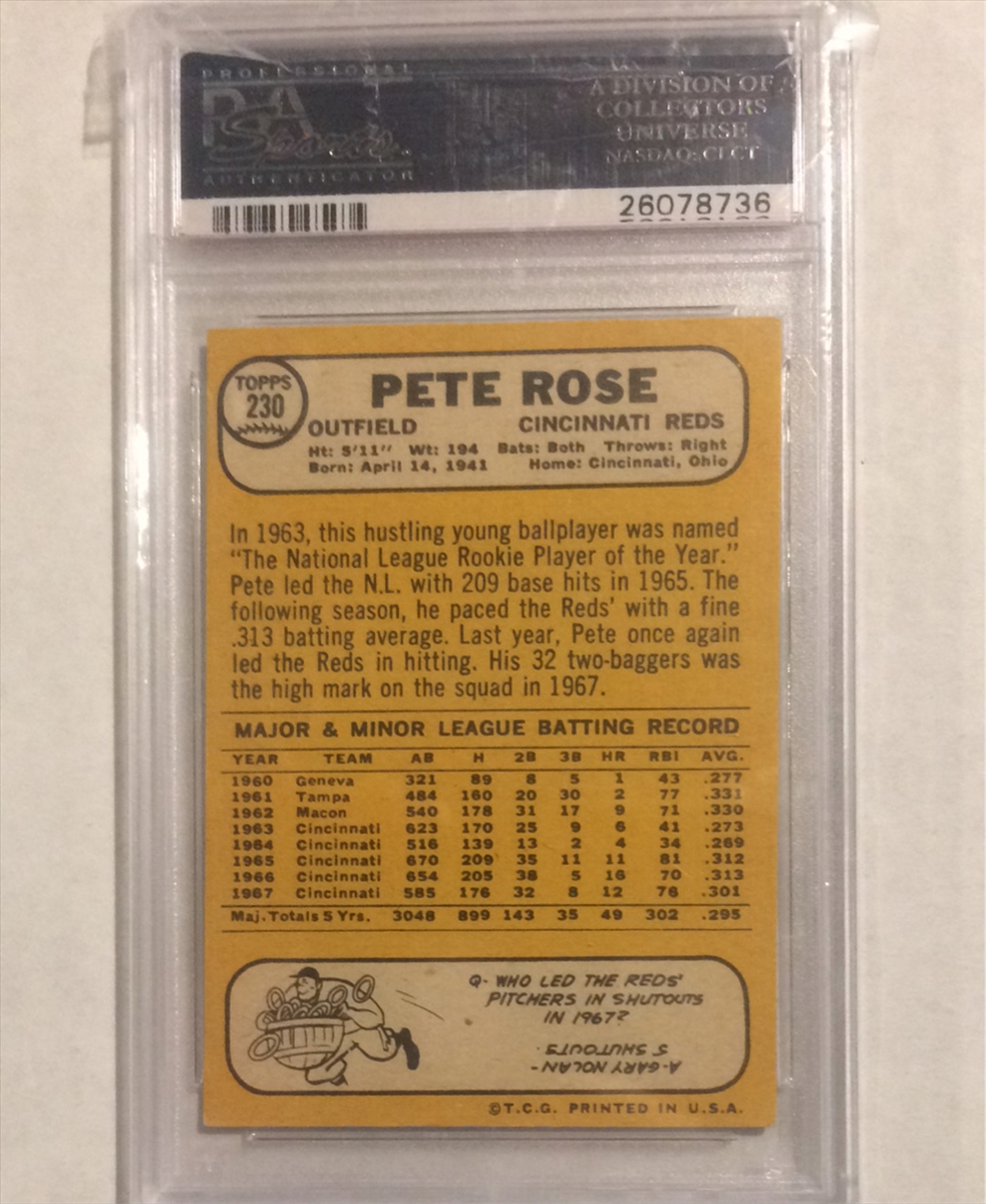 Baseball - Pete Rose Basic Set: Mo's Pete Rose Set Image Gallery