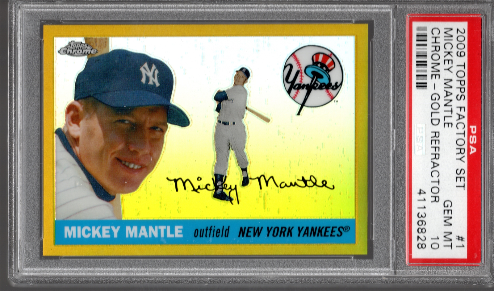  2008 Bowman Sterling Baseball #BS-MM Mickey Mantle