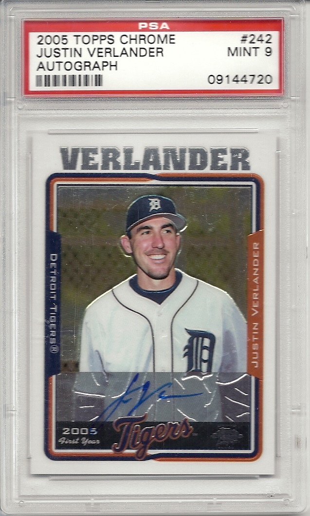 Baseball - Justin Verlander Rookie Set: Michiganlewie Set Image Gallery