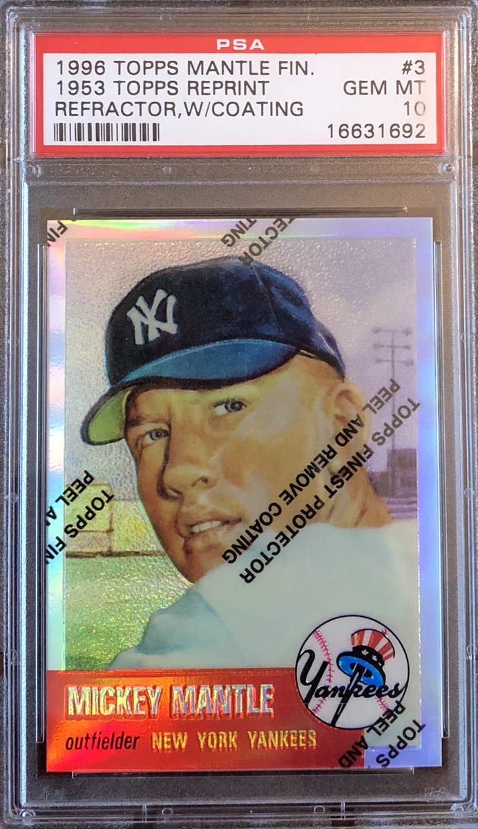 1996 Topps Mickey Mantle Complete Baseball Card Set (19 Mickey