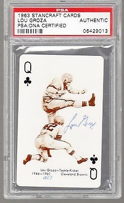 Bob Lilly Signed Pro Football HOF Art Series Postcard with PSA/DNA Sticker