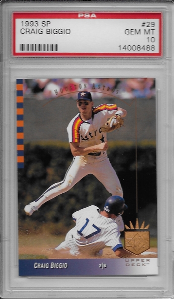 Craig Biggio 1994 Upper Deck Collector's Choice #456 Houston Astros HOF