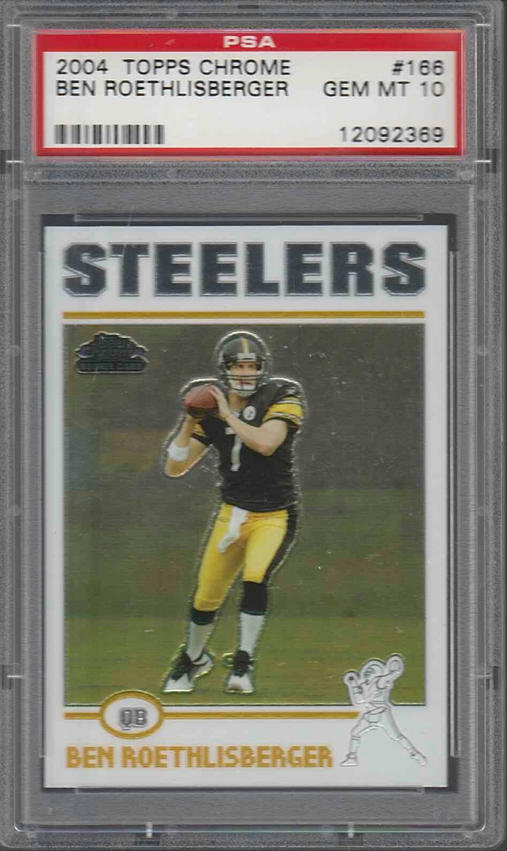 2004 Press Pass Ben Roethlisberger Steelers Jersey Rookie Card 134/400