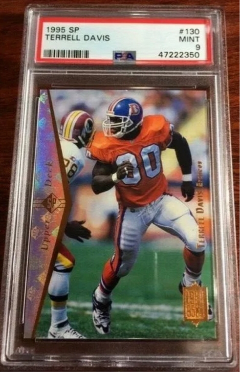 : Terrell Davis Autographed 1995 Select Certified Rookie