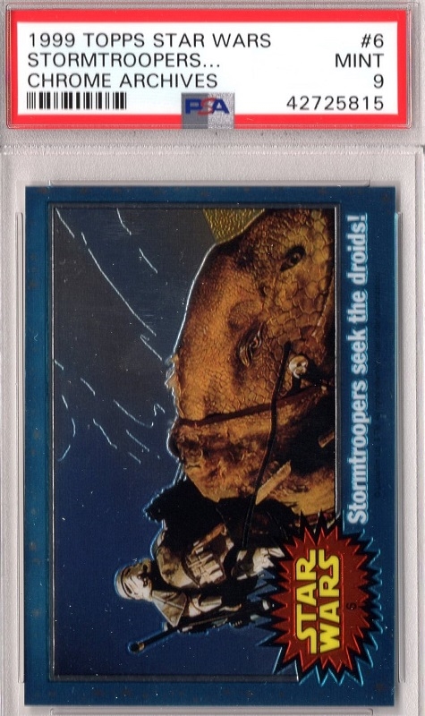 topps star wars chrome archives