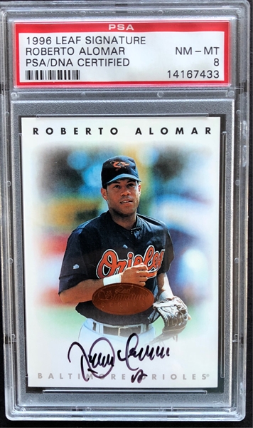 Roberto Alomar Autographed Signed Baltimore Orioles,HOF PSA/DNA Sports  Illustrated