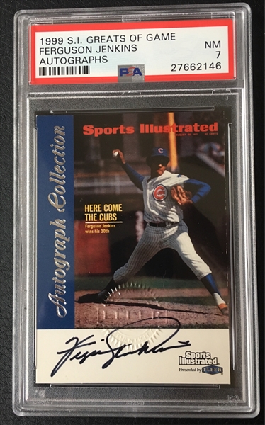 Fergie Jenkins Autographed Signed 2000 Fleer Greats Of The Game