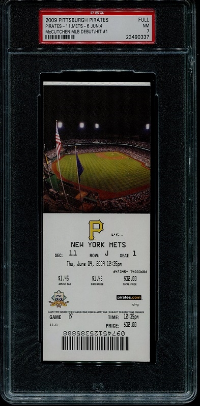 Andrew McCutchen Autographed Pittsburgh Pirates 4th of July