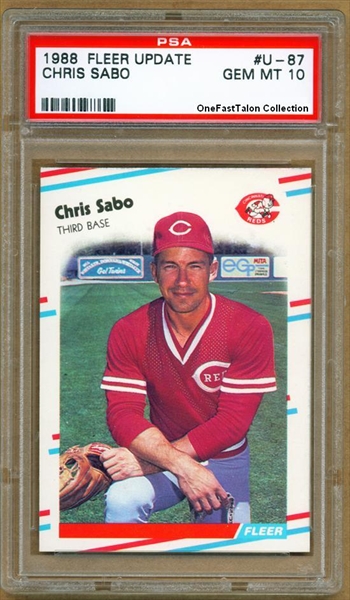 Baseball, Chris Sabo Master Set Published Set: Onefasttalon's Chris Sabo  Master Set!