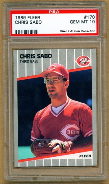 Baseball, Chris Sabo Master Set Published Set: Onefasttalon's