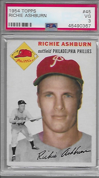 Richie Ashburn MLB debut