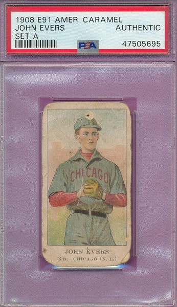 Jas. T. Sheckard/F. M. Schulte, Chicago Cubs, baseball card
