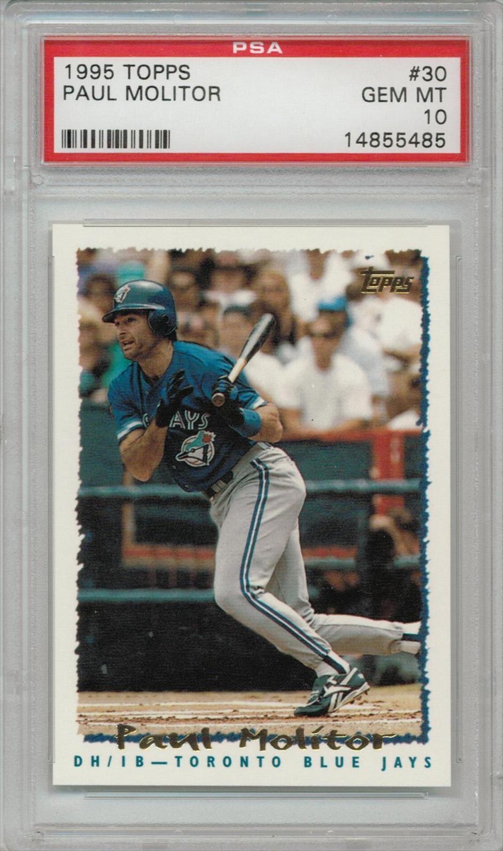  1996 Topps # 30 Paul Molitor Toronto Blue Jays