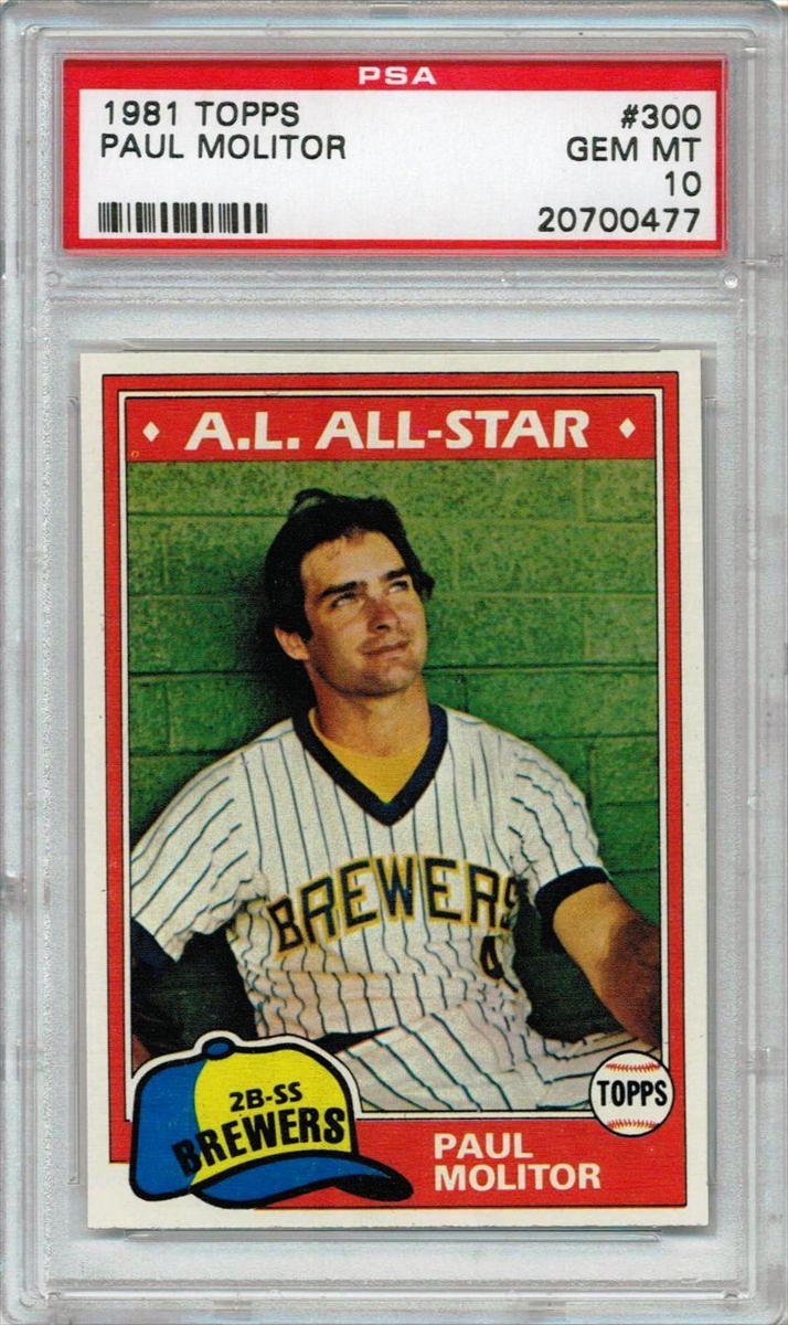 1984 Topps Paul Molitor