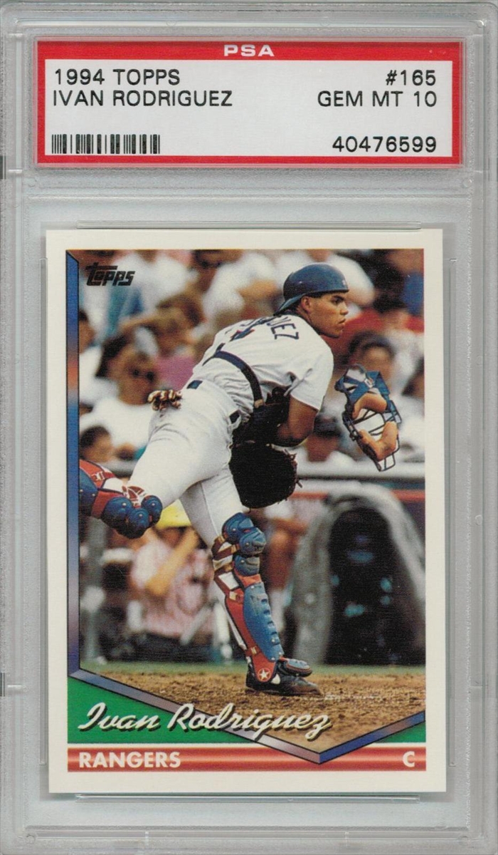  2004 Topps Baseball Card # 500 Ivan Rodriguez