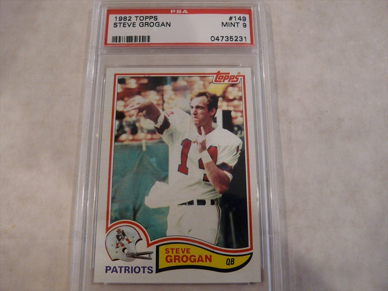 Steve Grogan Autographed Signed #14 Jersey COA/PSA