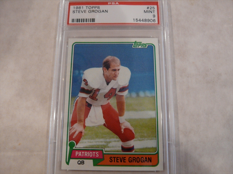 Steve Grogan Autographed Signed #14 Jersey COA/PSA