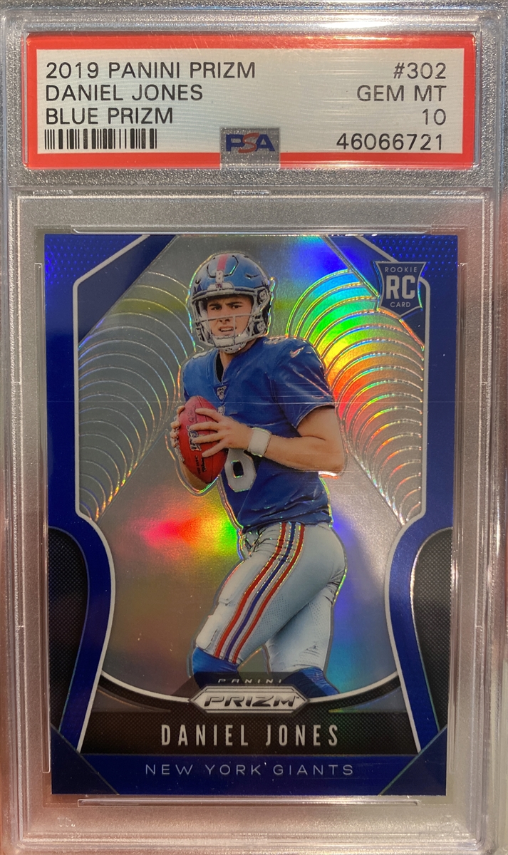 Daniel Jones Signed 2019 Panini Prizm #302 RC (BGS Encapsulated)