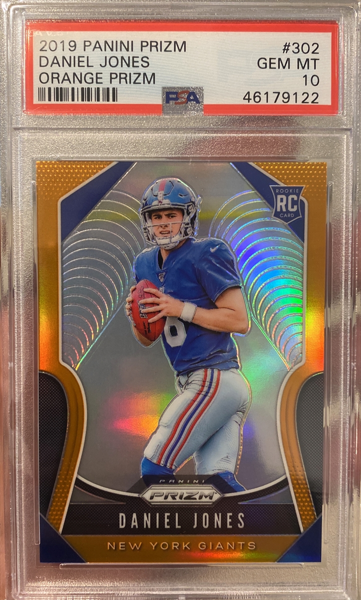 Daniel Jones Signed 2019 Panini Prizm #302 RC (BGS Encapsulated)