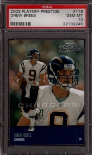 Brees, Drew 2007 Playoff Prestige Game Used Jersey